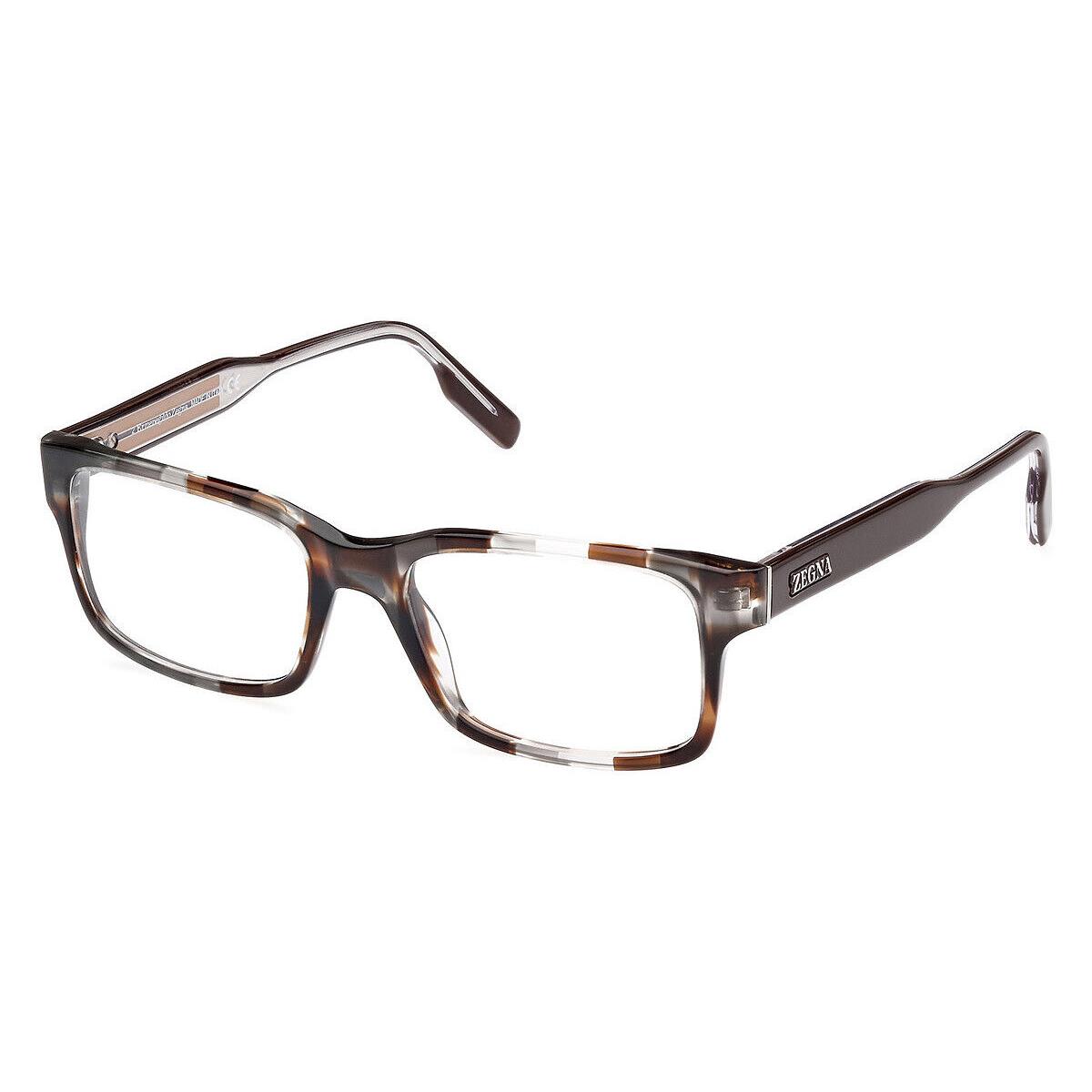 Ermenegildo Zegna EZ5254 Eyeglasses Men Rectangle 54mm