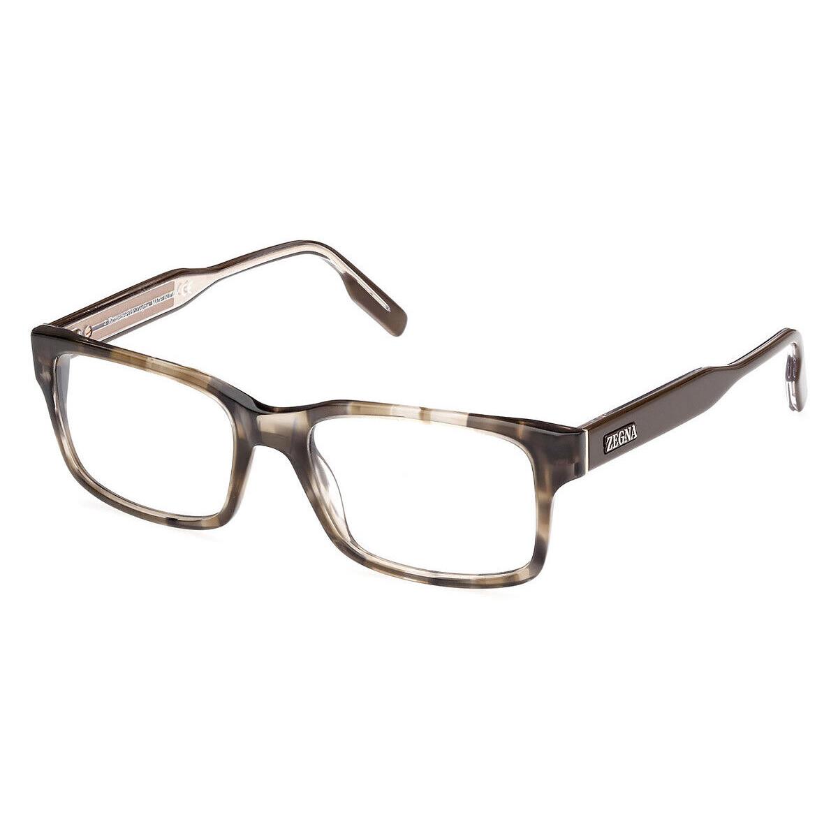 Ermenegildo Zegna EZ5254 Eyeglasses Men Rectangle 54mm