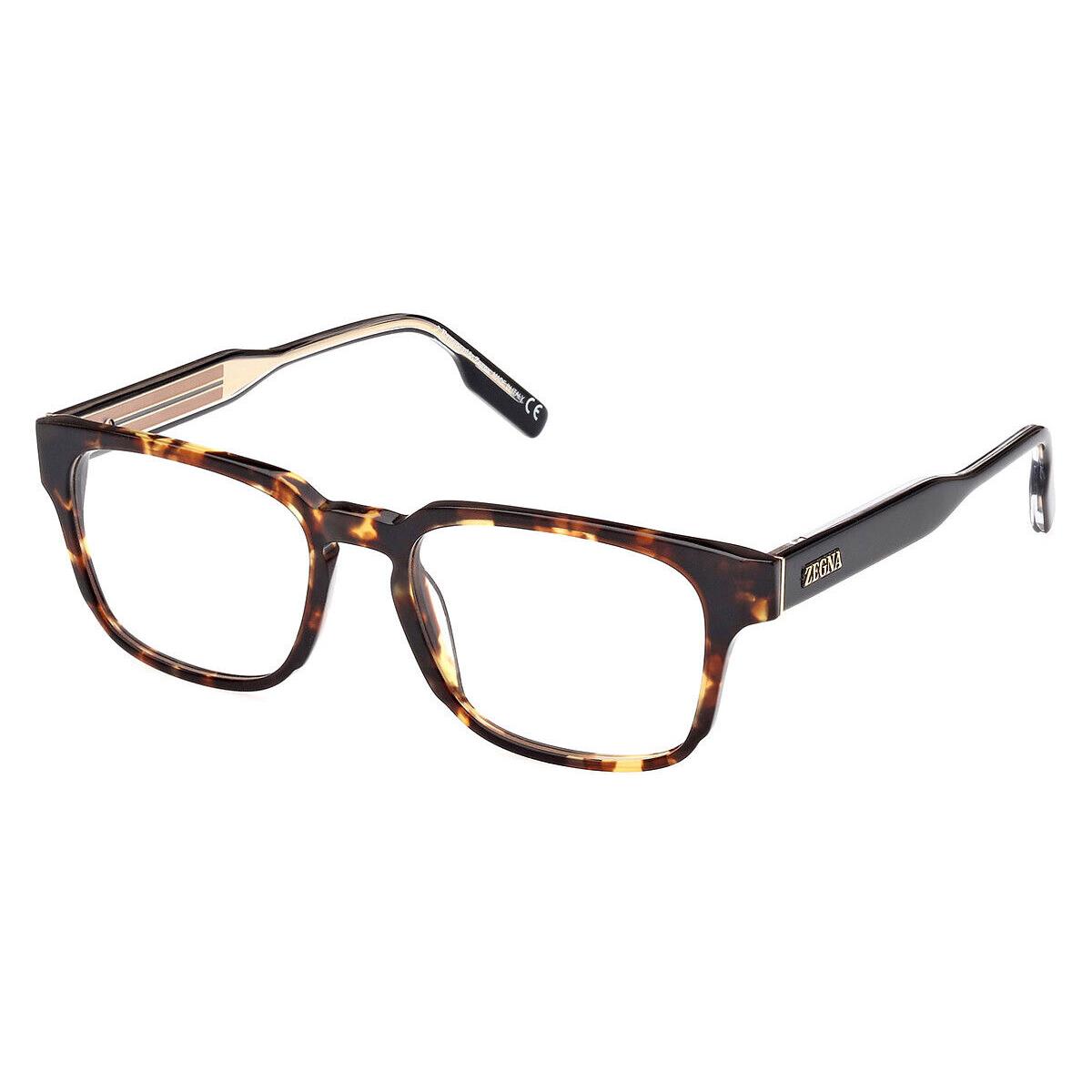 Ermenegildo Zegna EZ5262-F Eyeglasses Men Rectangle 54mm