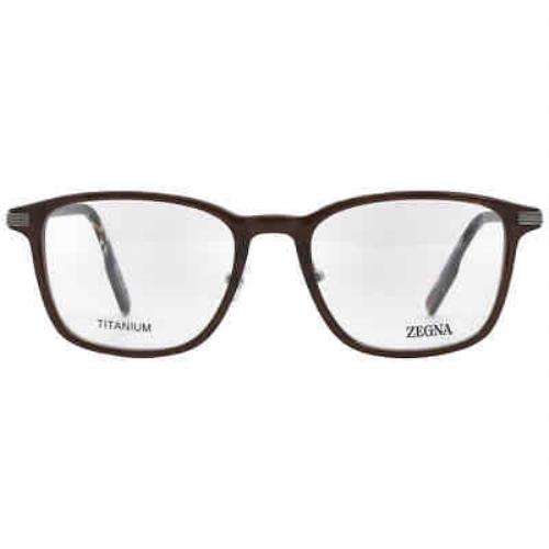 Ermenegildo Zegna Demo Square Men`s Eyeglasses EZ5251-H 050 53 EZ5251-H 050 53