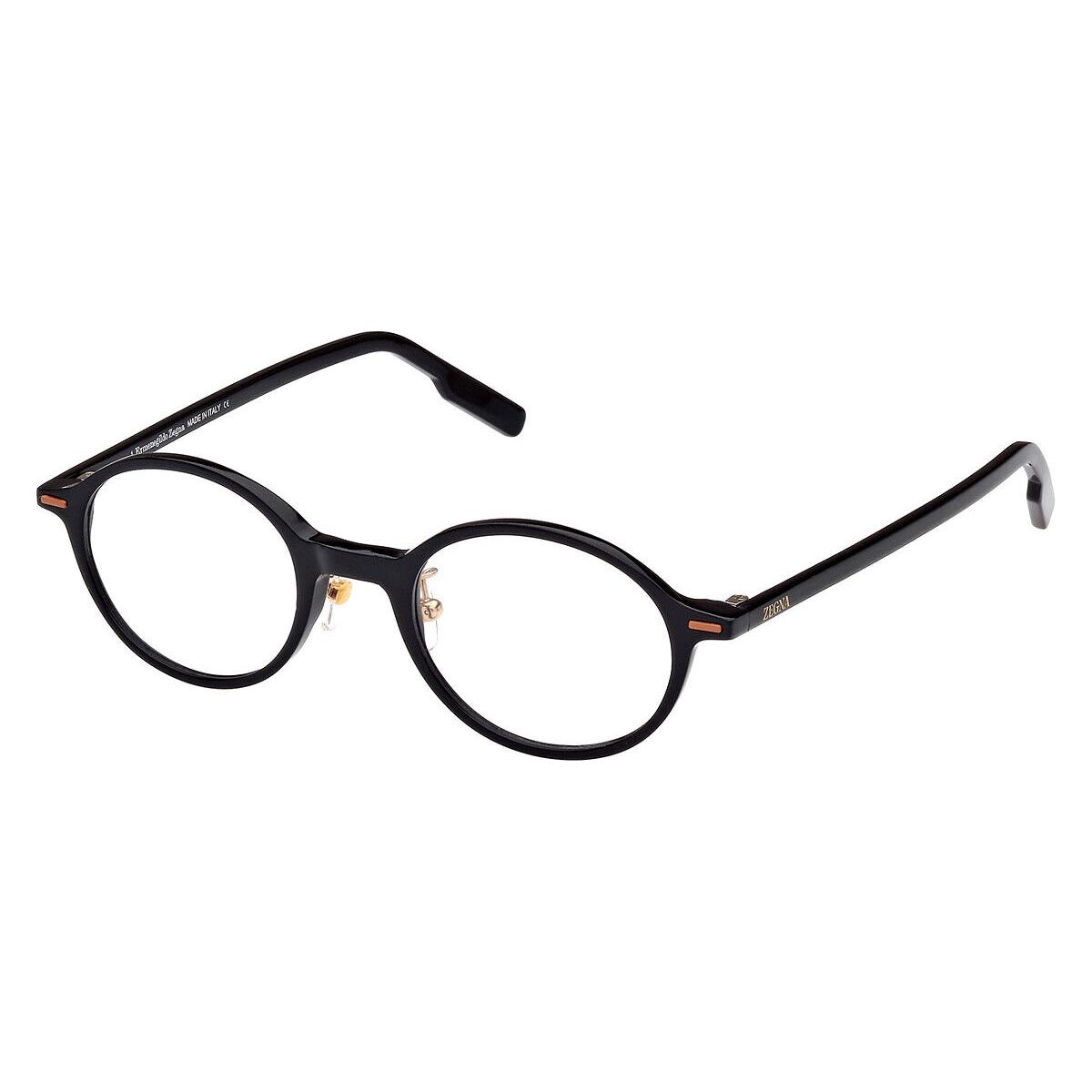 Ermenegildo Zegna EZ5256 Eyeglasses Shiny Black/vicuna 48mm