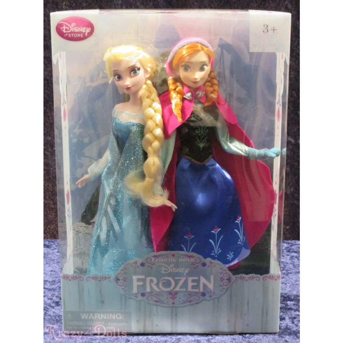 Disney Frozen Classic Doll Set Anna and Elsa