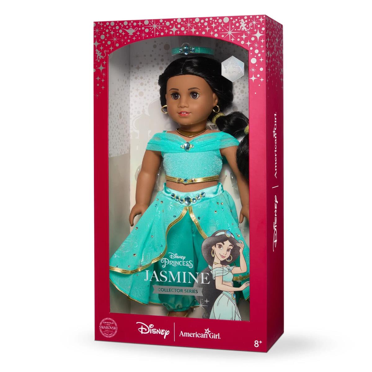 American Girl Disney Princess Jasmine Collector Doll 2023 Swarovski Crystals