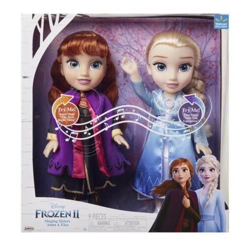 Disney Frozen II Princess Singing Sisters Anna and Elsa Interactive Dolls