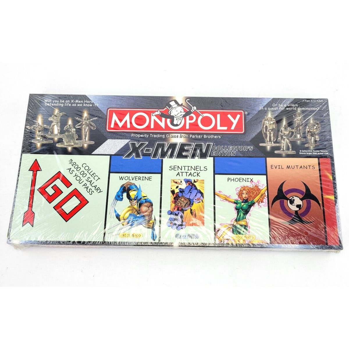 Monopoly X-men Collector`s Edition Board Game 2000 Hasbro Factory
