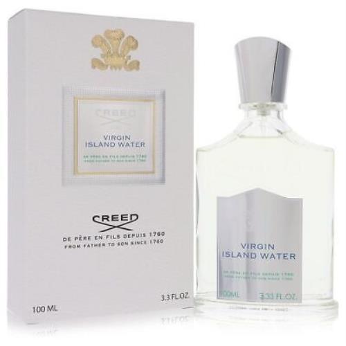 Virgin Island Water by Creed Eau De Parfum Spray Unisex 3.4 oz Men