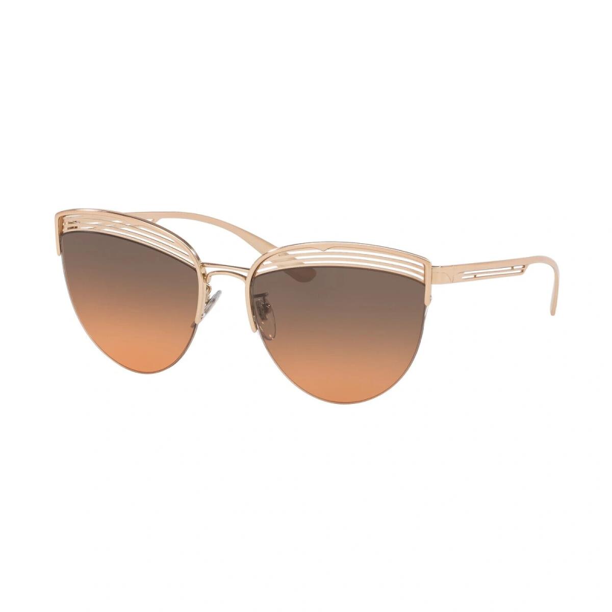 Bvlgari BV6118 201418 Women`s Sunglasses Gold/brown Lens