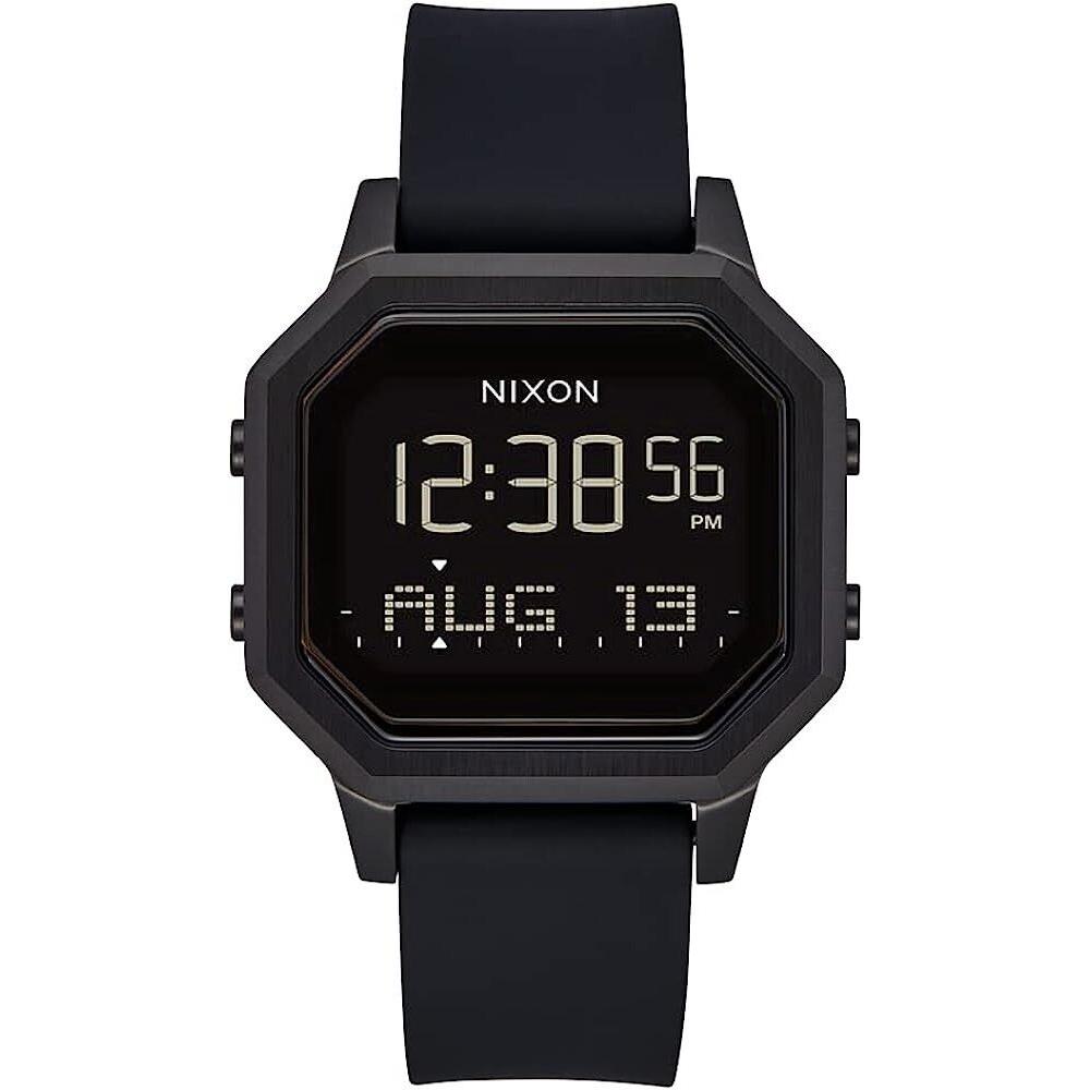 Nixon Siren A1211 SS All Black Digital Watch