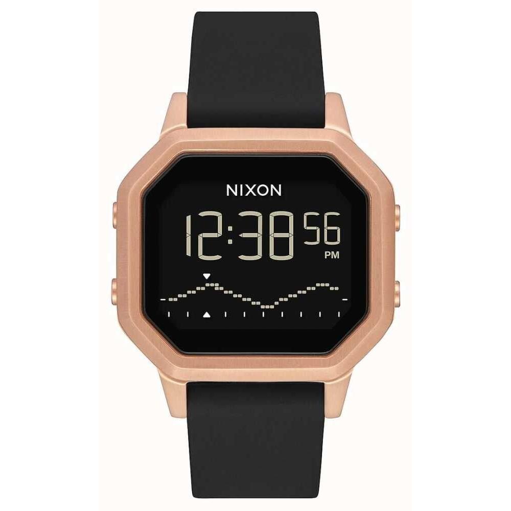 Nixon Watch Siren Stainless Steel A1211 Siren SS Rosegold/black Ladies