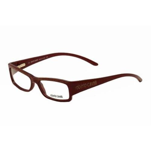 Roberto Cavalli Eyeglasses Argo 280 929 Burgundy Full Rim Optical Frame 52mm