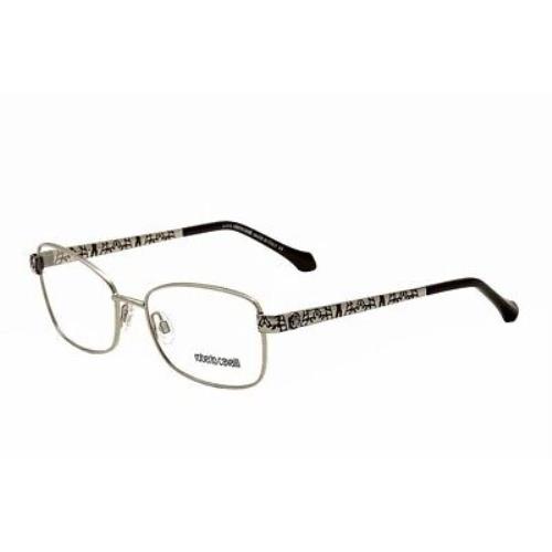 Roberto Cavalli Eyeglasses St. Joseph 774 016 Silver Full Rim Optical Frame 54mm