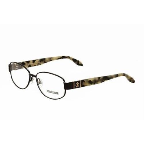 Roberto Cavalli Women`s Eyeglasses Hao 699 001 Black Full Rim Optical Frame 54mm