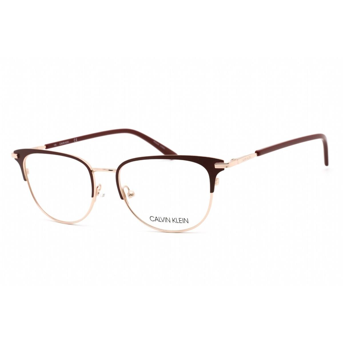 Calvin Klein CK20303 605 Eyeglasses Satin Burgundy Frame 52 Mm