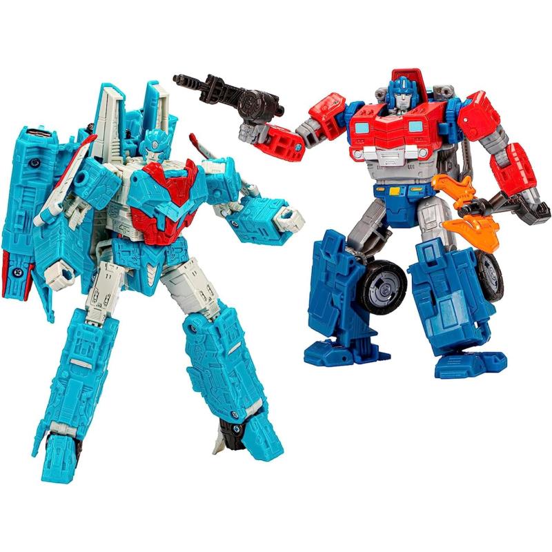 Transformers Toys Humble Origins 2-Pack Senator Shockwave Data Clerk Orion Pax