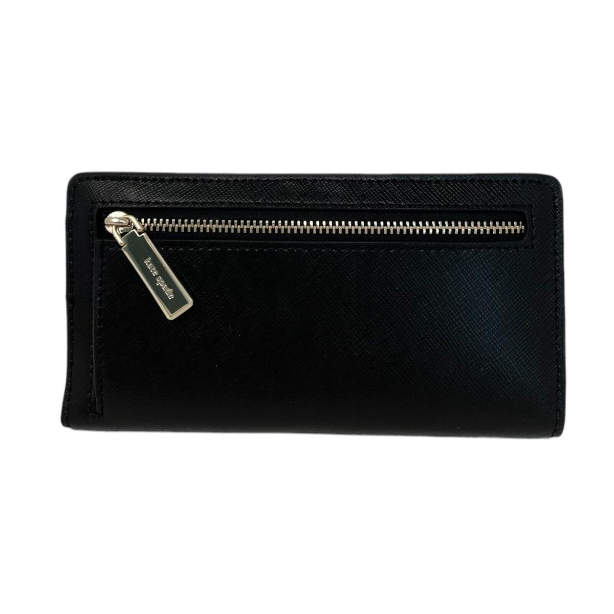 Kate Spade Cameron Staci Large Slim Bifold Saffiano Leather Wallet WLR00145