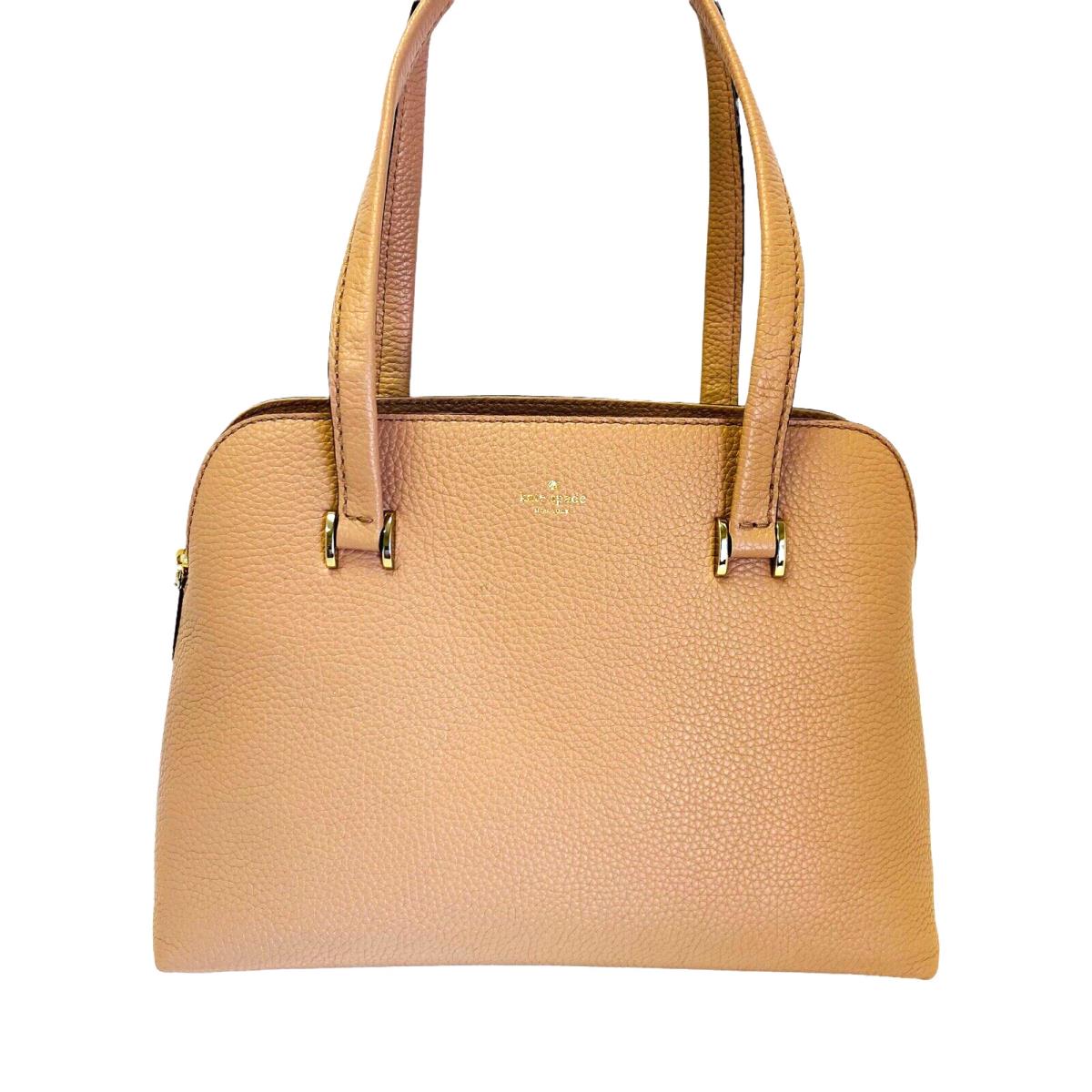 Kate Spade Hopkins Street Small Mariella Leather Bag PXRU8032 Brown Sugar Tan