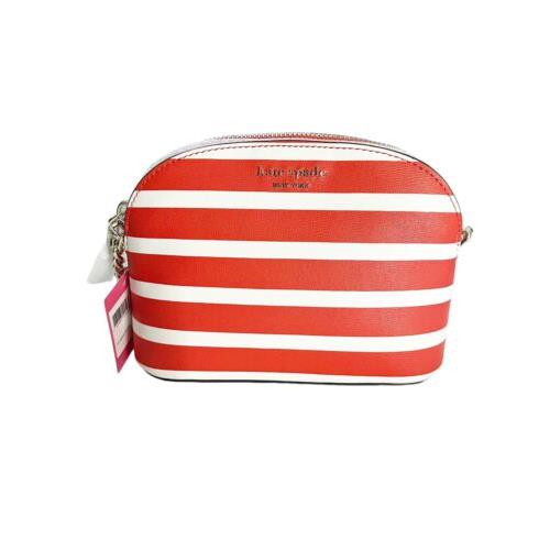 Kate Spade Spencer Stripe Small Dome Crossbody Bag Retails