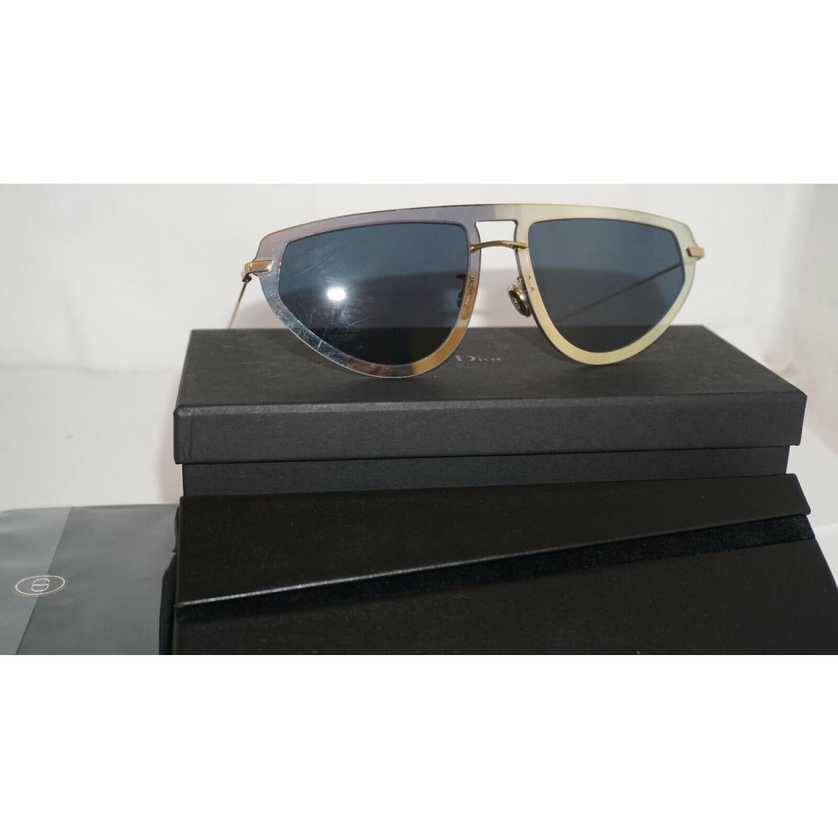 Christian Dior Sunglasses Gold Blue DIORULTIME2 LKSA9 56 17 145