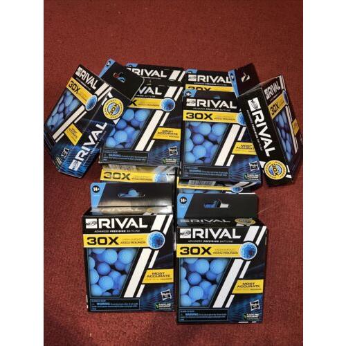 10 Packs Nerf Rival Advanced Precision High Impact Accu Balls 300 Rounds Total