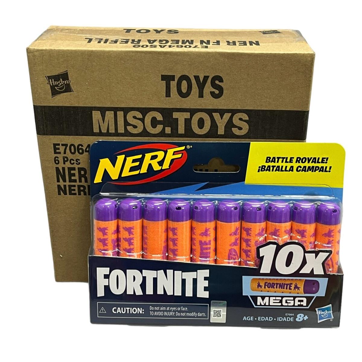 Nerf Fortnite Mega Replacement Refill Darts 10X Bullets 6 Packages 60 Darts