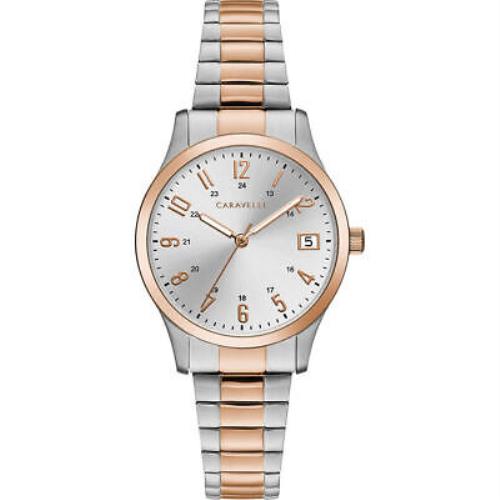 Caravelle Bracelet Trad Coll - Two-tone Rose Gold
