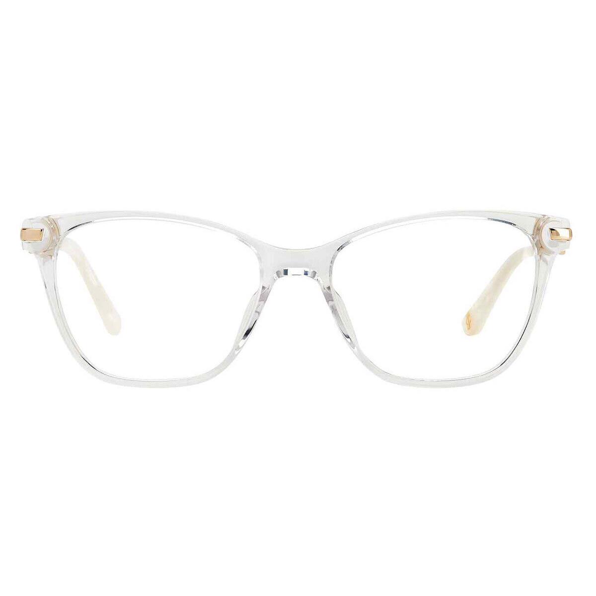 Juicy Couture JU 242/G Eyeglasses Women Crystal Cat Eye 52mm