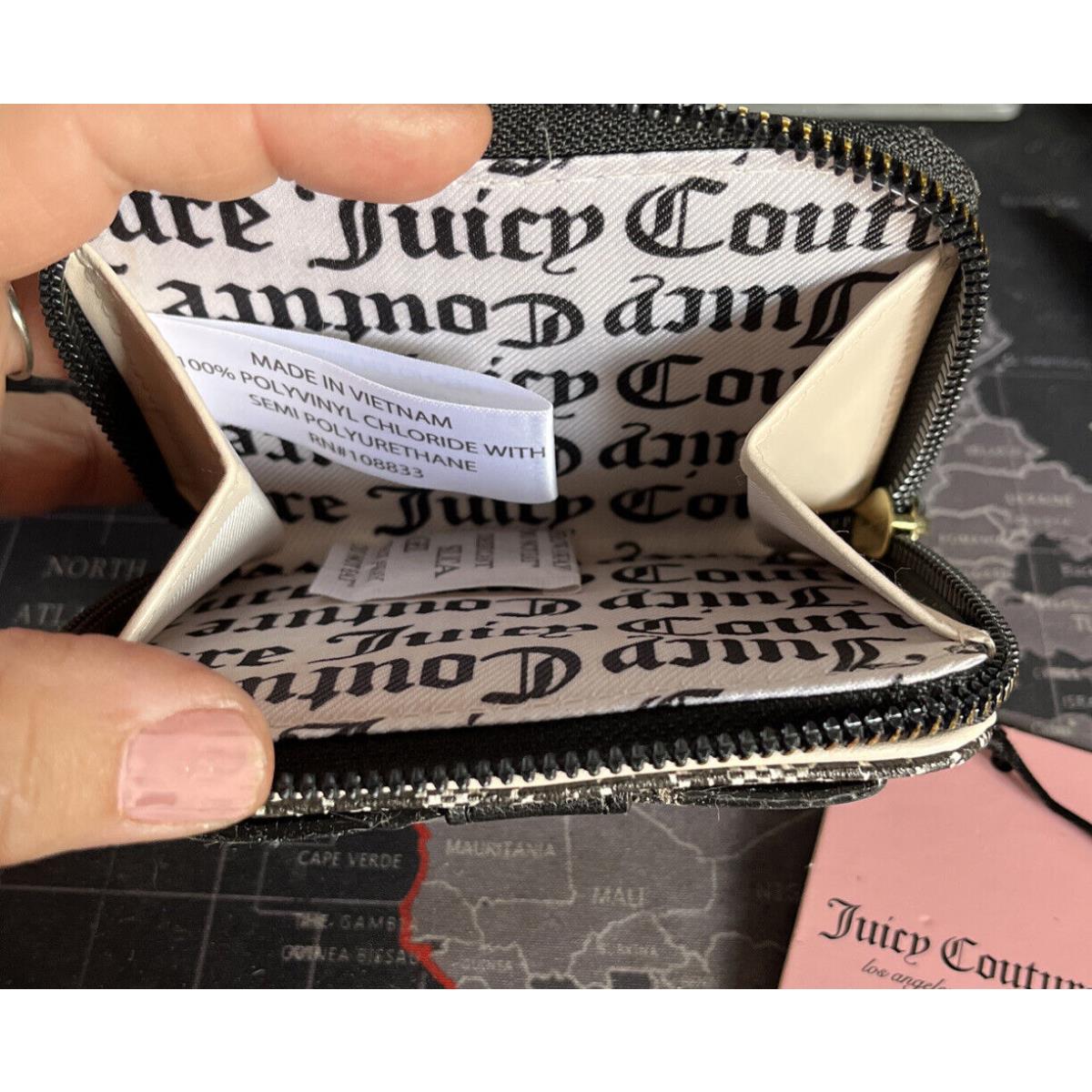 Juicy Couture Purse Bag Billboard Trim Black and Gray