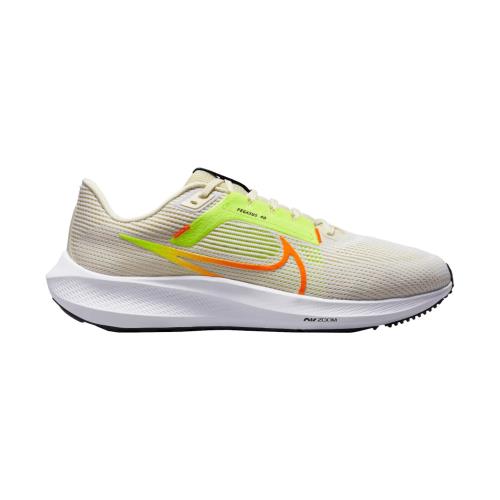 Men`s Nike Pegasus 40 Shoes - Coconut Milk/Volt/Multi-Color