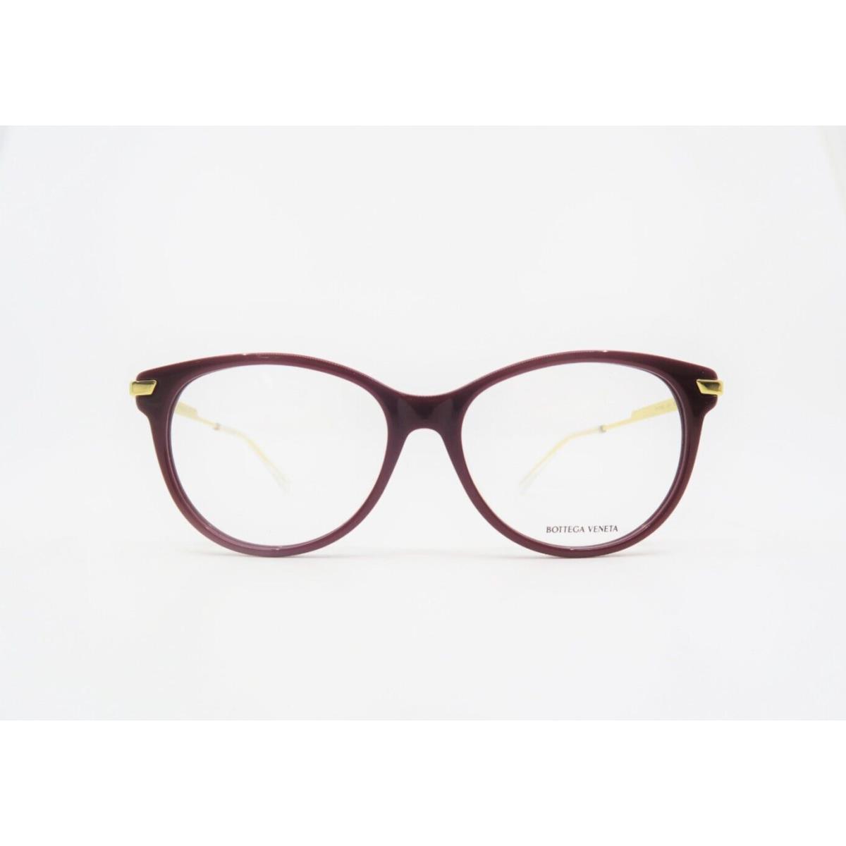 Bottega Veneta BV1039O 004 53mm Bordeaux Gold Metal Women`s Eyeglasses