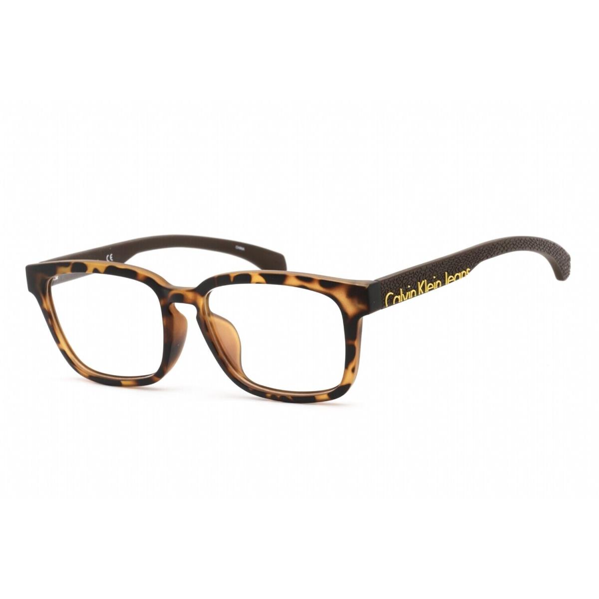 Calvin Klein CKJ791AF-217 Matte Tokyo Tortoise Eyeglasses - Frame: MATTE TOKYO TORTOISE