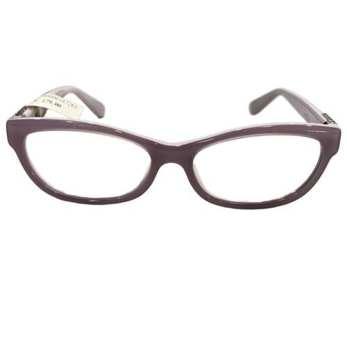 Jimmy Choo Women Transparent Lavender Eyeglasses JC76 BT3 Size 53-16-135