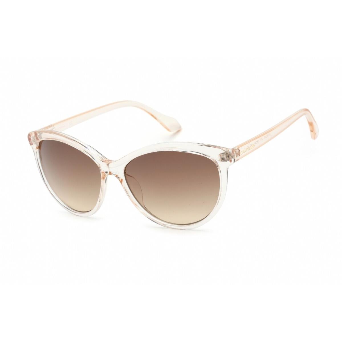 Calvin Klein CK19534S 270 Cat Eye Crystal Beige Sunglasses