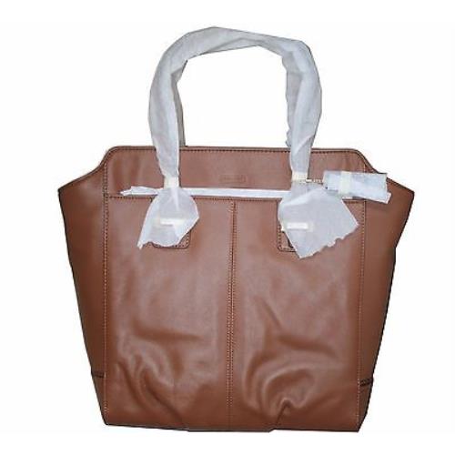 Coach F25941 Taylor Leather North/south Tote Purse Saddle Brown