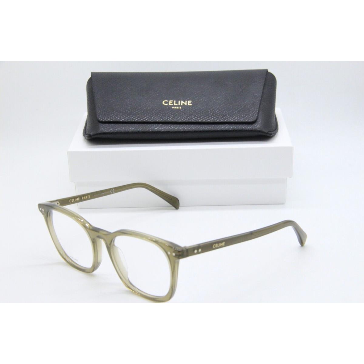Celine CL 50058I 098 Olive Eyeglasses W/case 52-19
