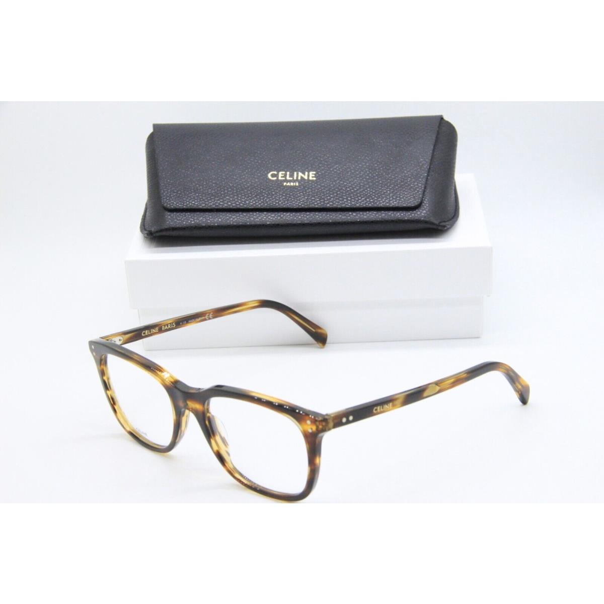 Celine CL 50082I 056 Havana Eyeglasses W/case 55-19
