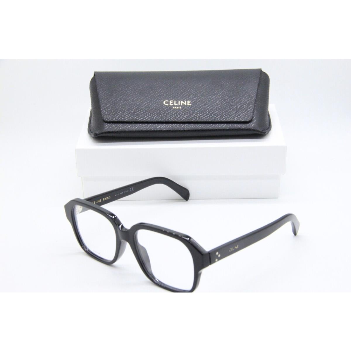 Celine CL 50057I 001 Black Eyeglasses W/case 54-18