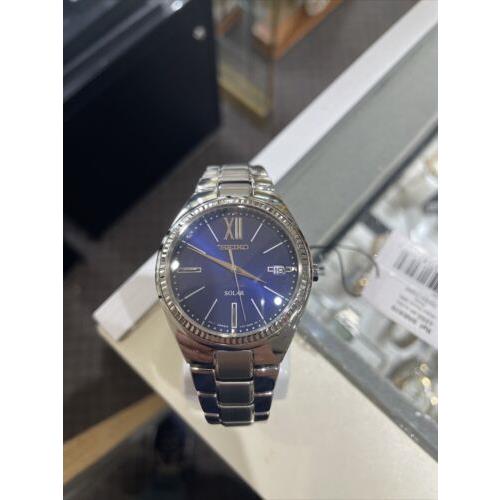 Seiko Solar Blue Women`s Watch - SNE879