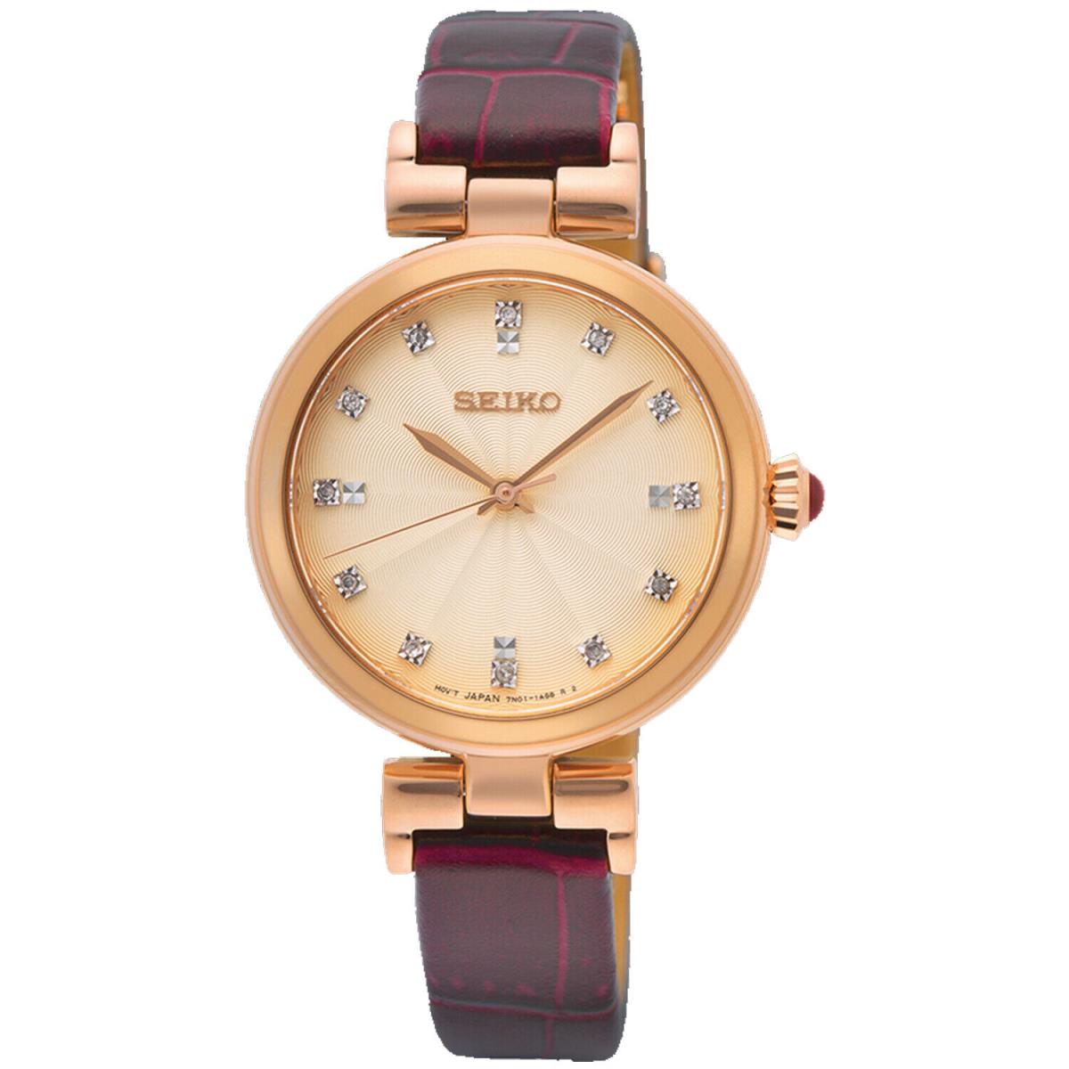 Seiko Conceptual Beige Women`s Watch - SRZ548P1