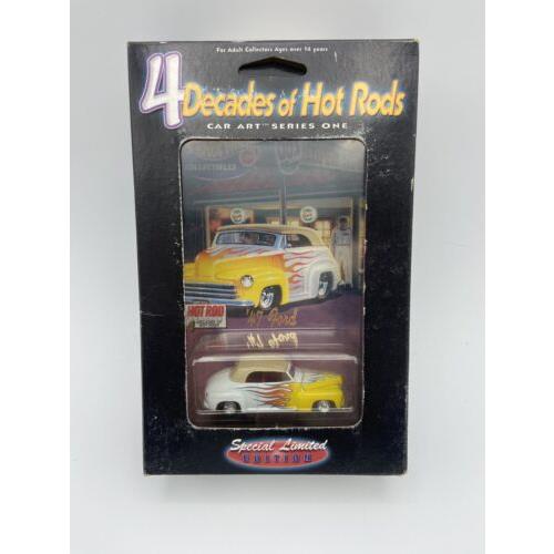 2000 Hot Wheels 4 Decades of Hot Rods Car Art Series One 1947 Ford 1/64 Scale
