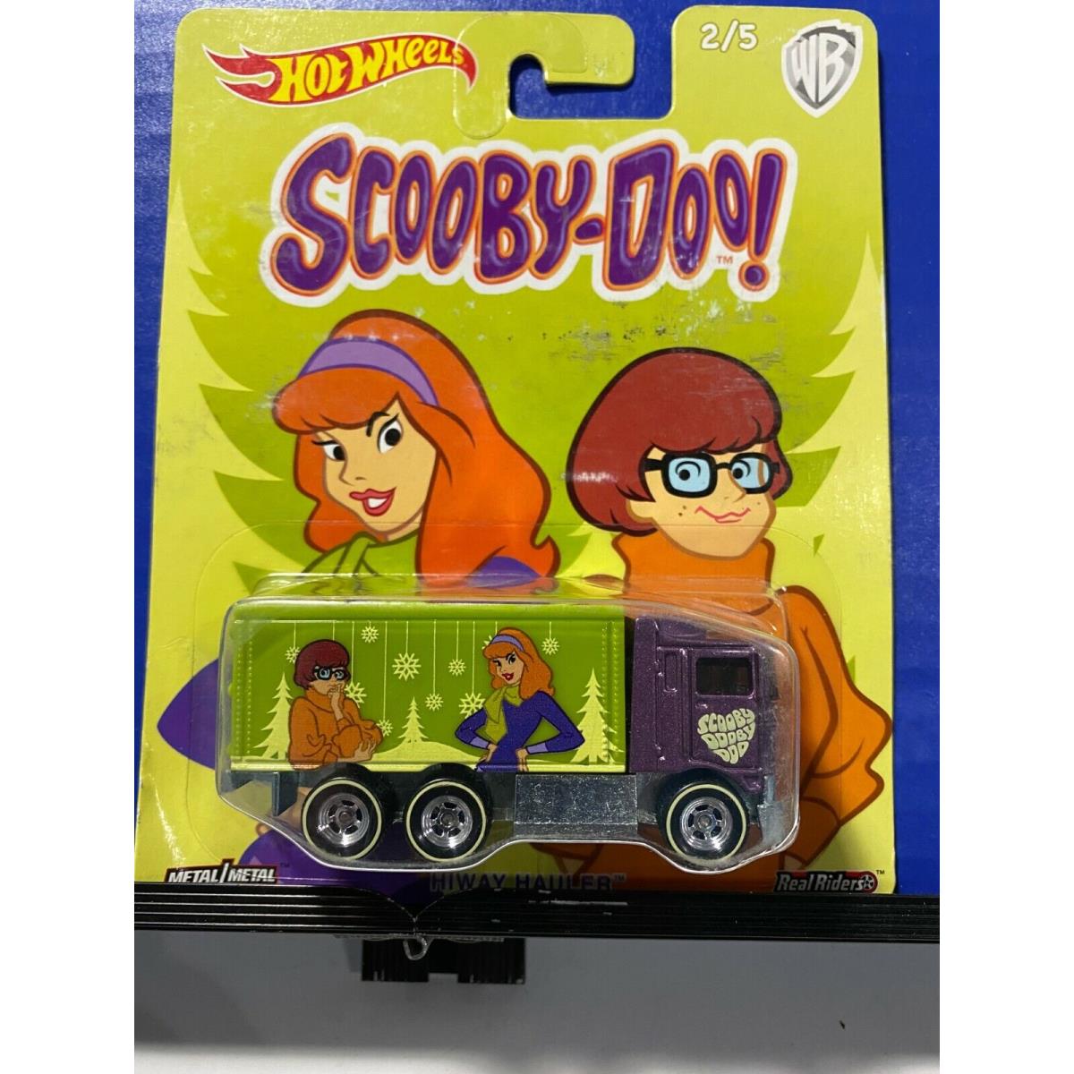 1/64 Hot Wheels Real Riders Scooby Doo Highway Hauler 2/5 Multi Color