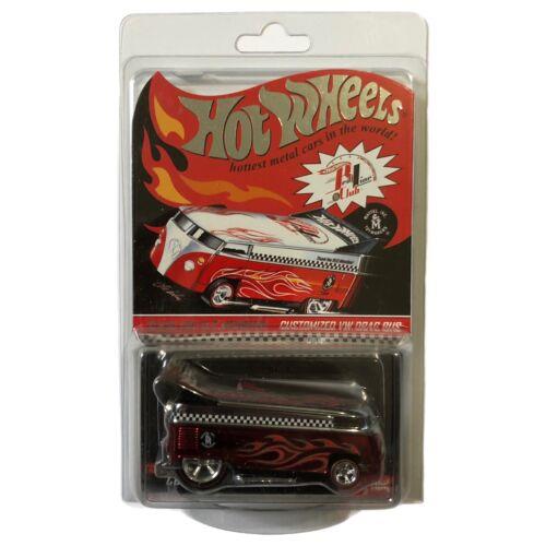 Hot Wheels Rlc 2005 Thank You Customized VW Drag Bus Red 08227/14472 Red Line