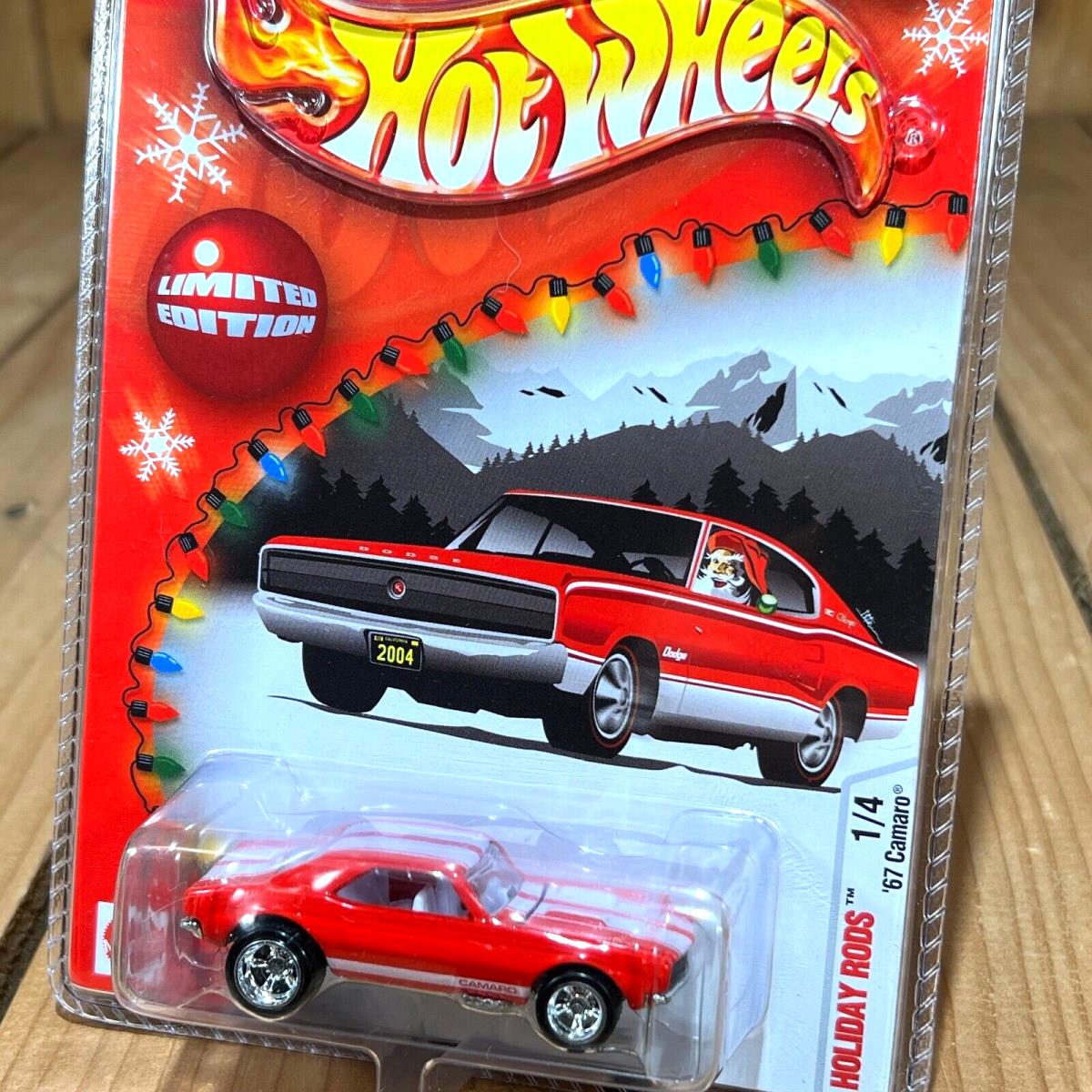 Hot Wheels `67 Chevy Camaro-real Riders Larry Wood Limited Edition 1:64 Diecast