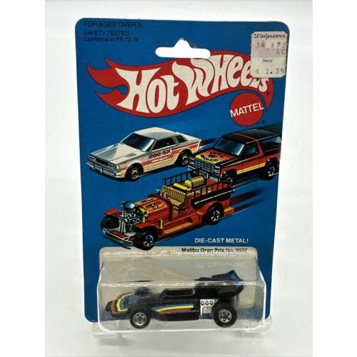 Hot Wheels Malibu Grand Prix 1981 Issue 1/64 Die Cast Car Card 9037