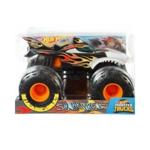 Collectible Hot Wheels Shark Wreak Monster Truck 1:24 Scale Collector s Edition