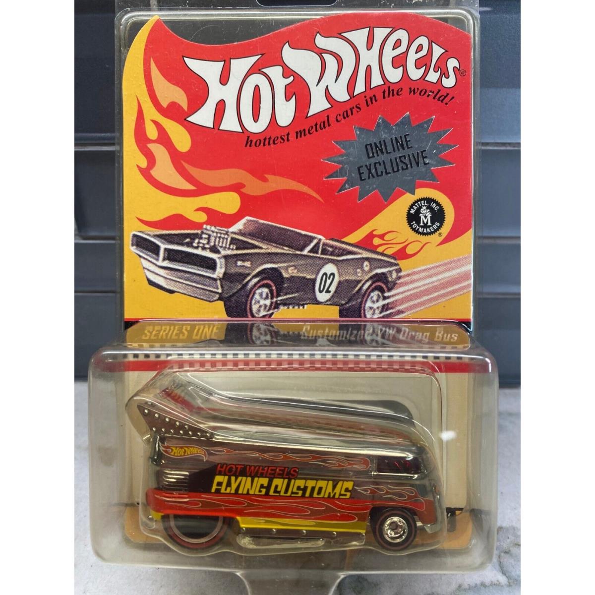 Hot Wheels 2002 Online Exclusive Flying Customs Customized VW Drag Bus xxx/10000