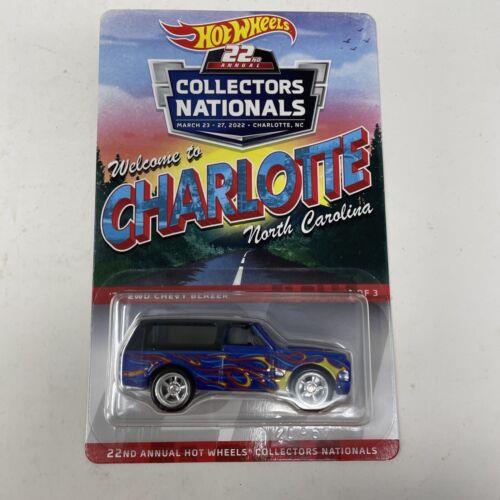 Hot Wheels 2022 22nd Nationals Charlotte NC `70 2wd Chevy Blazer - d 4818/6200