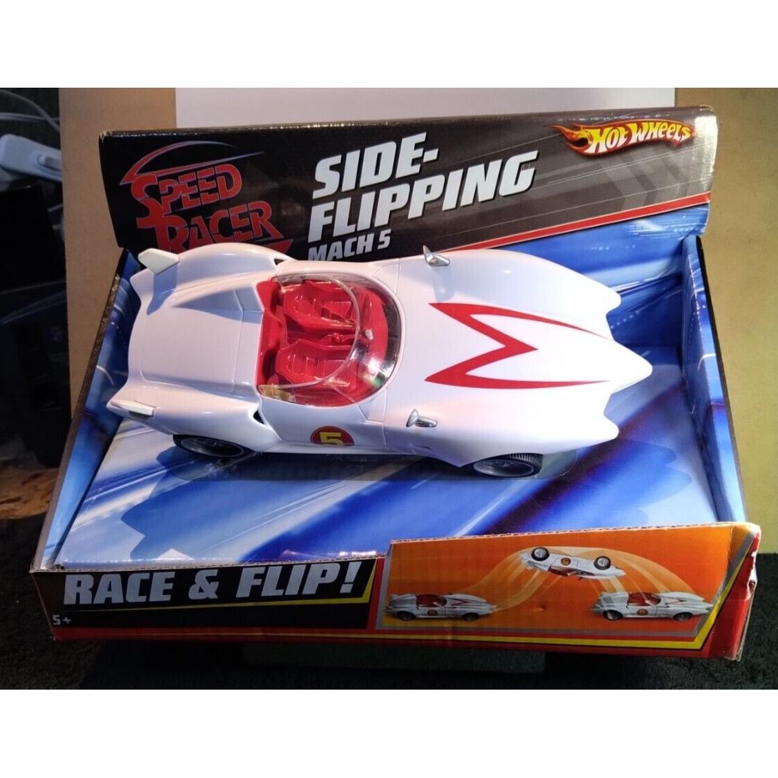 2007 Hot Wheels Speed Racer Side Flipping Mach 5 Race Flip Vhtf Rare