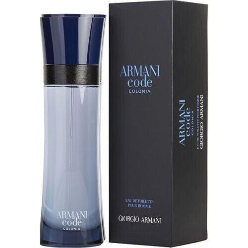 Armani Code Colonia Giorgio Armani 6.7 oz / 200 ml Edt Men Cologne Perfume Spray