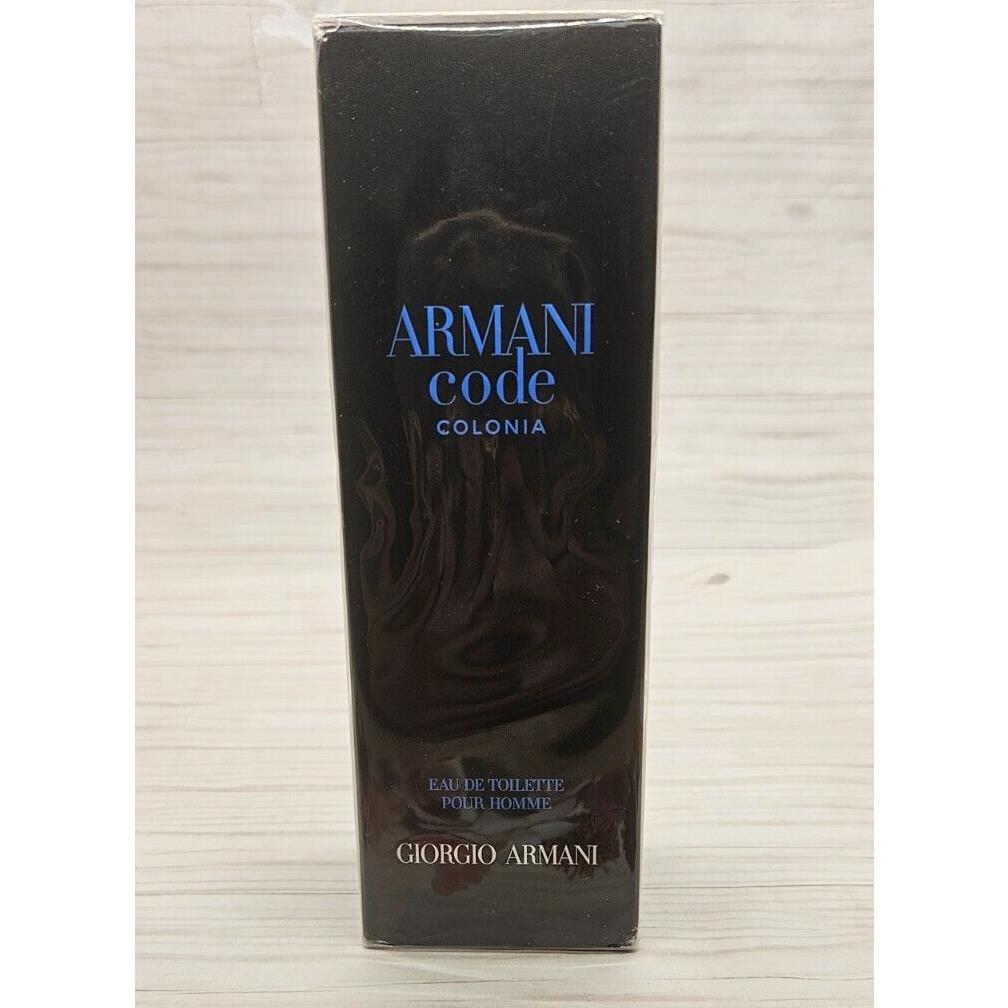 Armani Code Colonia Giorgio Armani 2.5 oz 75 ml Edt Men Edt Classic/old Formula