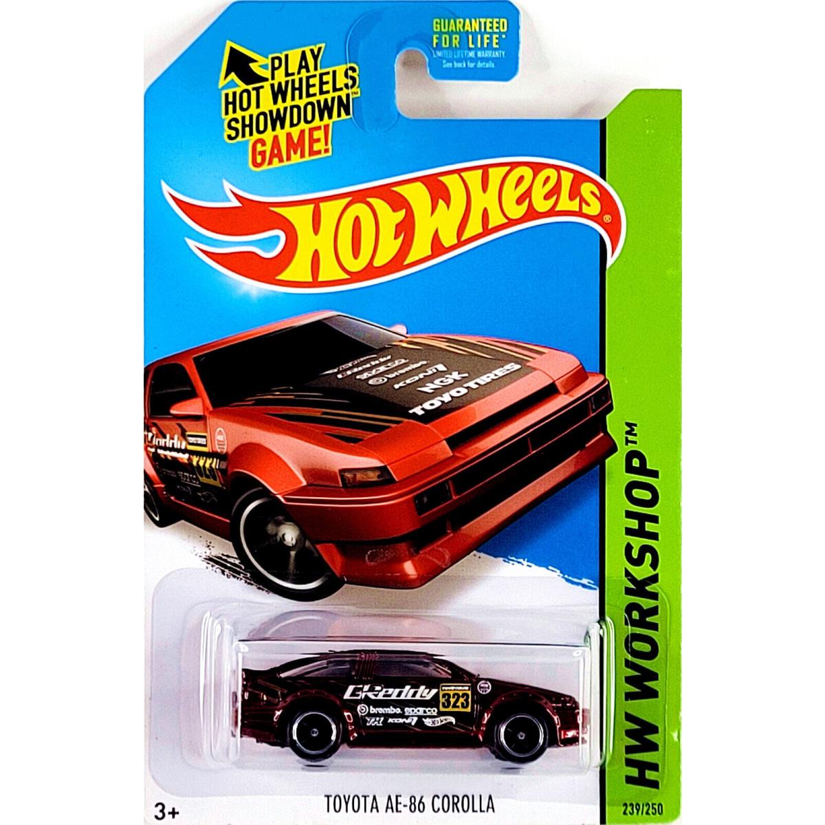 Hot Wheels toy Toyota Corolla - Red